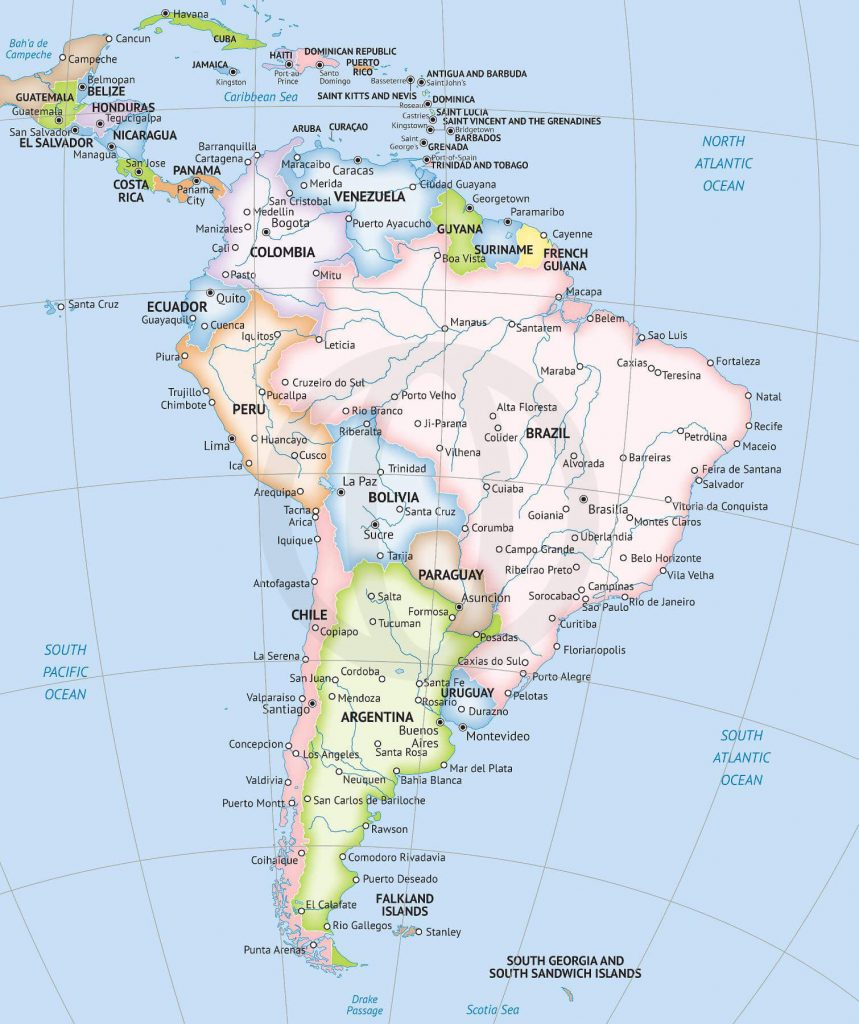 South America - Worldwide Foreign Travel Club